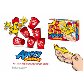 Stołowa gra zręcznościowa dla dzieci 3+ "Wściekły Kurczak" traf do celu